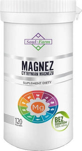 Citrate de magnésium (650 mg) 120 gélules - SOUL FARM